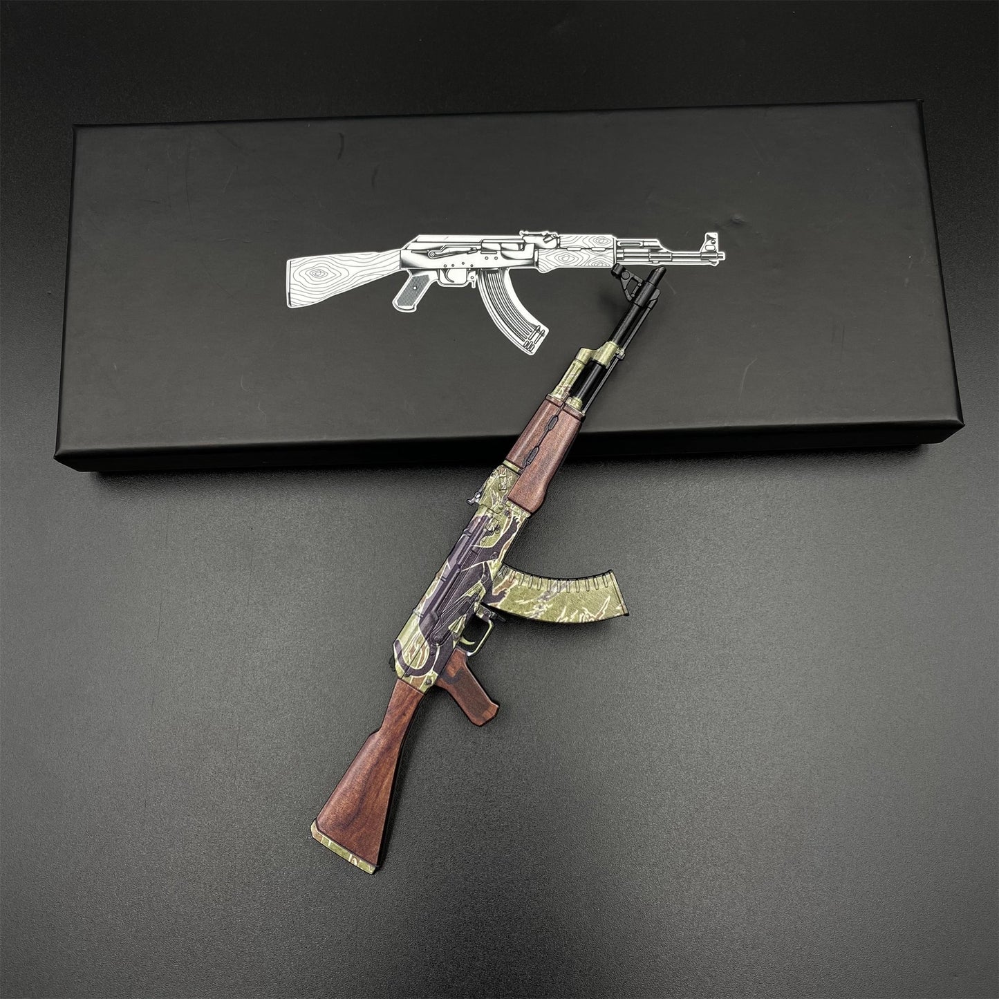 Tiny AK-47 Jaguar Miniature Metal CSGO Fan Art For Display