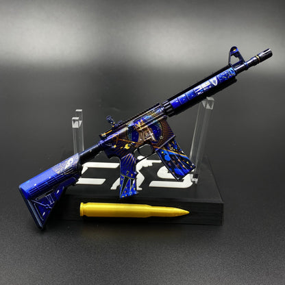 M4A4 The Emperor Mini Game Skin Replica, Game Prop Collectible