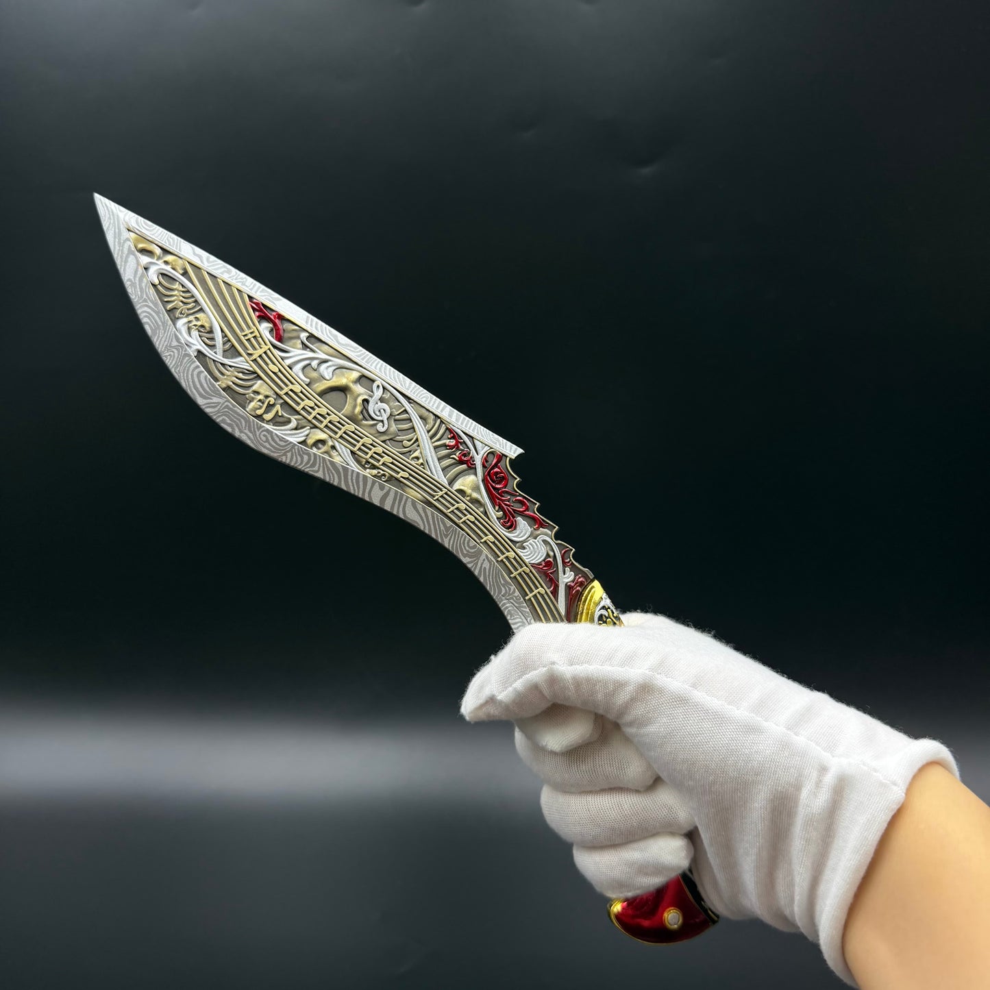 29cm/11.4'' S10 Knife ELEGY Tactical FPS Game Weapon Replica - Game Collectible Decorative Ornament