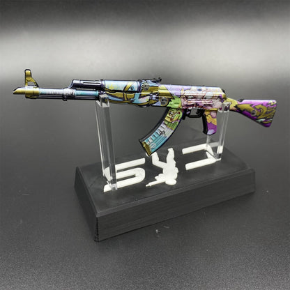 Metal Tiny CS2 Hot Skin B the Monster AK47 Gun Miniature For Collection
