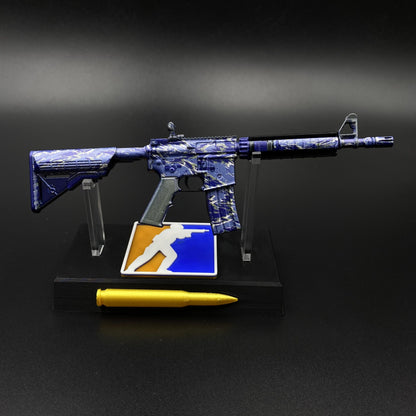 M4A4 Naval Shred Camo Gun CS2 Game Replica For Collectible