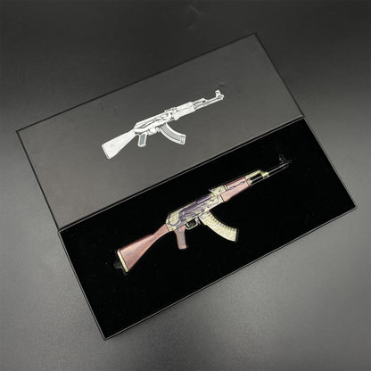 Tiny AK-47 Jaguar Miniature Metal CSGO Fan Art For Display