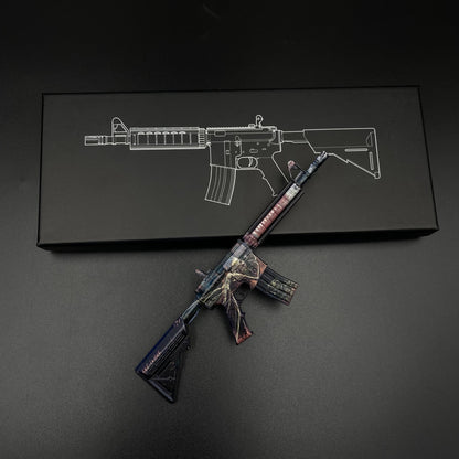 CS2 Mini M4A4 Tooth Fairy Metal Skin Replica - Game Prop Collectible