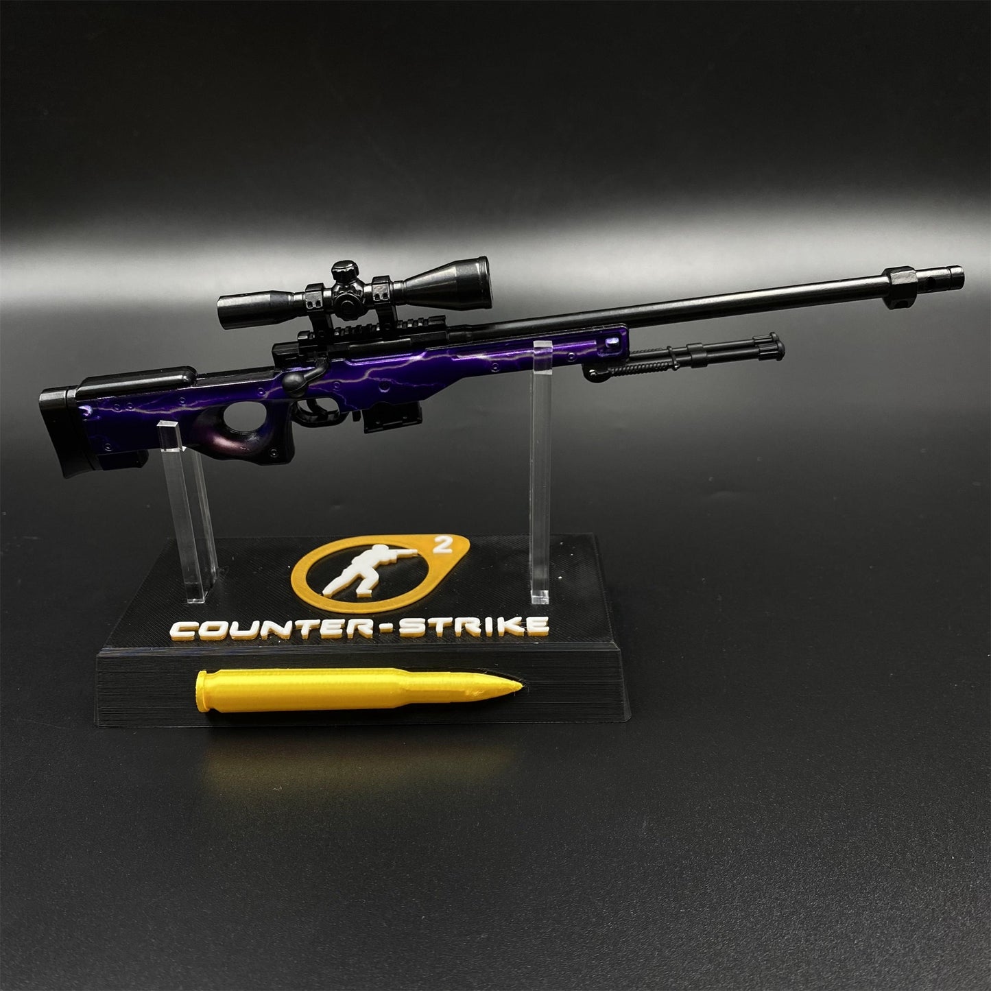 Hot Game CS2 Lightning Strike AWP Metal Replica Game Prop Collectible