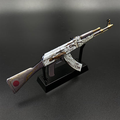 CS2 Game Peripheral - Tiny Gun AK47 Crane Fligh Metal Replica Game Prop Collectible