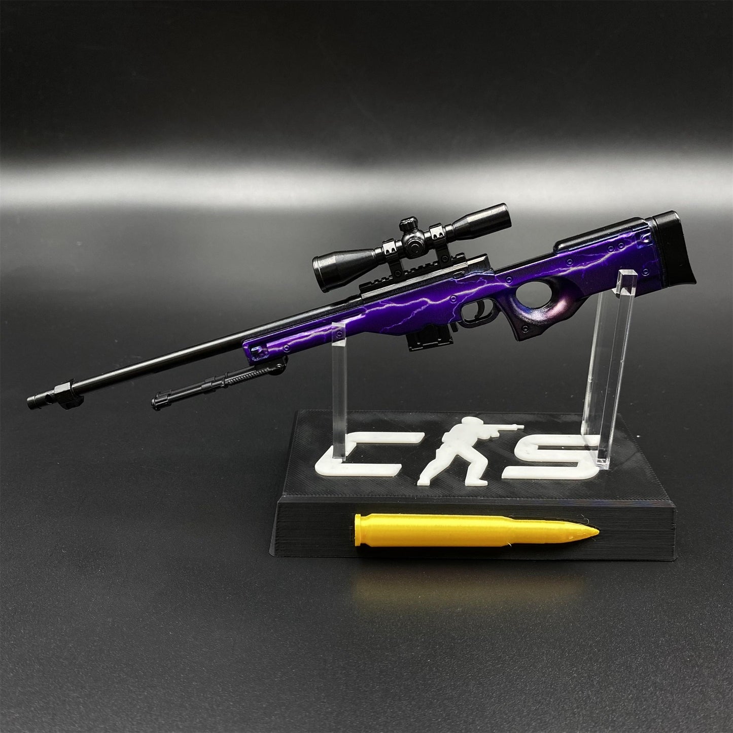 Hot Game CS2 Lightning Strike AWP Metal Replica Game Prop Collectible