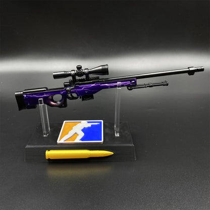 Hot Game CS2 Lightning Strike AWP Metal Replica Game Prop Collectible