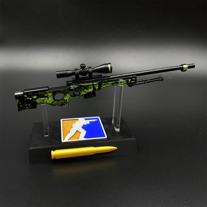 Hot Game CS2 Containment Breach AWP Metal Replica Game Prop Collectible
