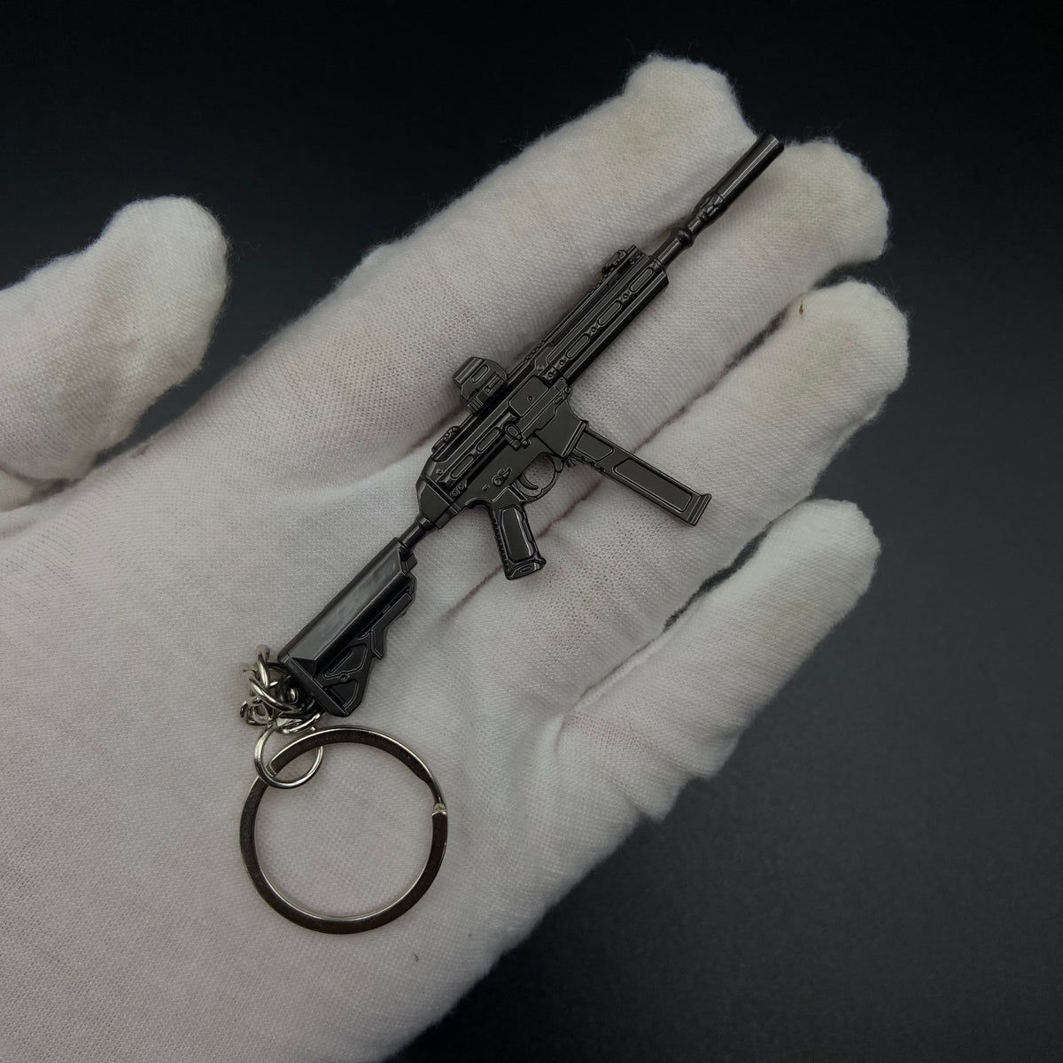 Delta Force Mini SMG Metal Gun Replica Keychain FPS Game Fan Collectible Gift