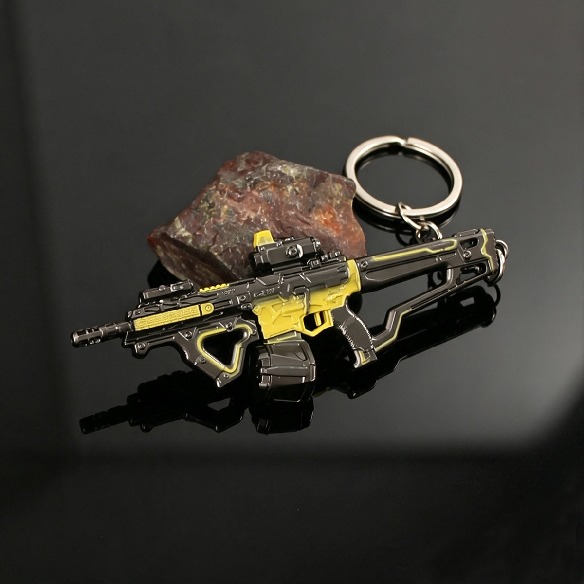 Delta Force M4A1 Gun Mini Alloy Rifle Replica Keychain