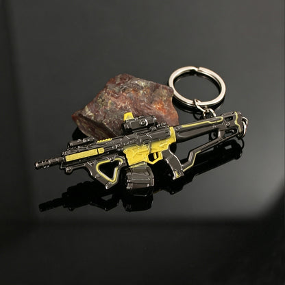 Delta Force M4A1 Gun Mini Alloy Rifle Replica Keychain