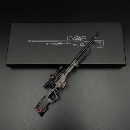 Hot Game CS2 Red Line AWP Metal Replica Game Prop Collectible