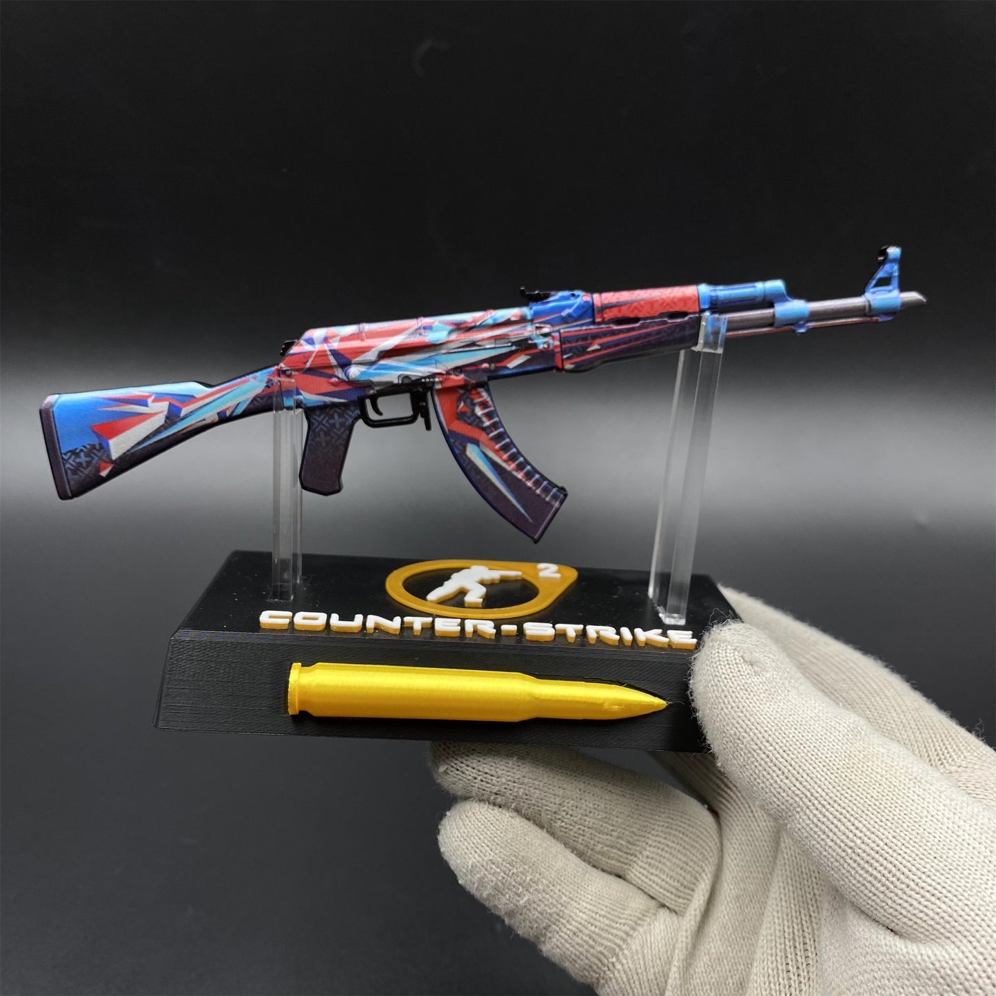 Hot Game CS2 AK47 Point Disarray Metal Replica Game Prop Collectible