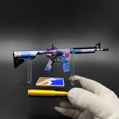 Hot Skin M4A4 Temukau Mini Game Replica Game Prop Collectible