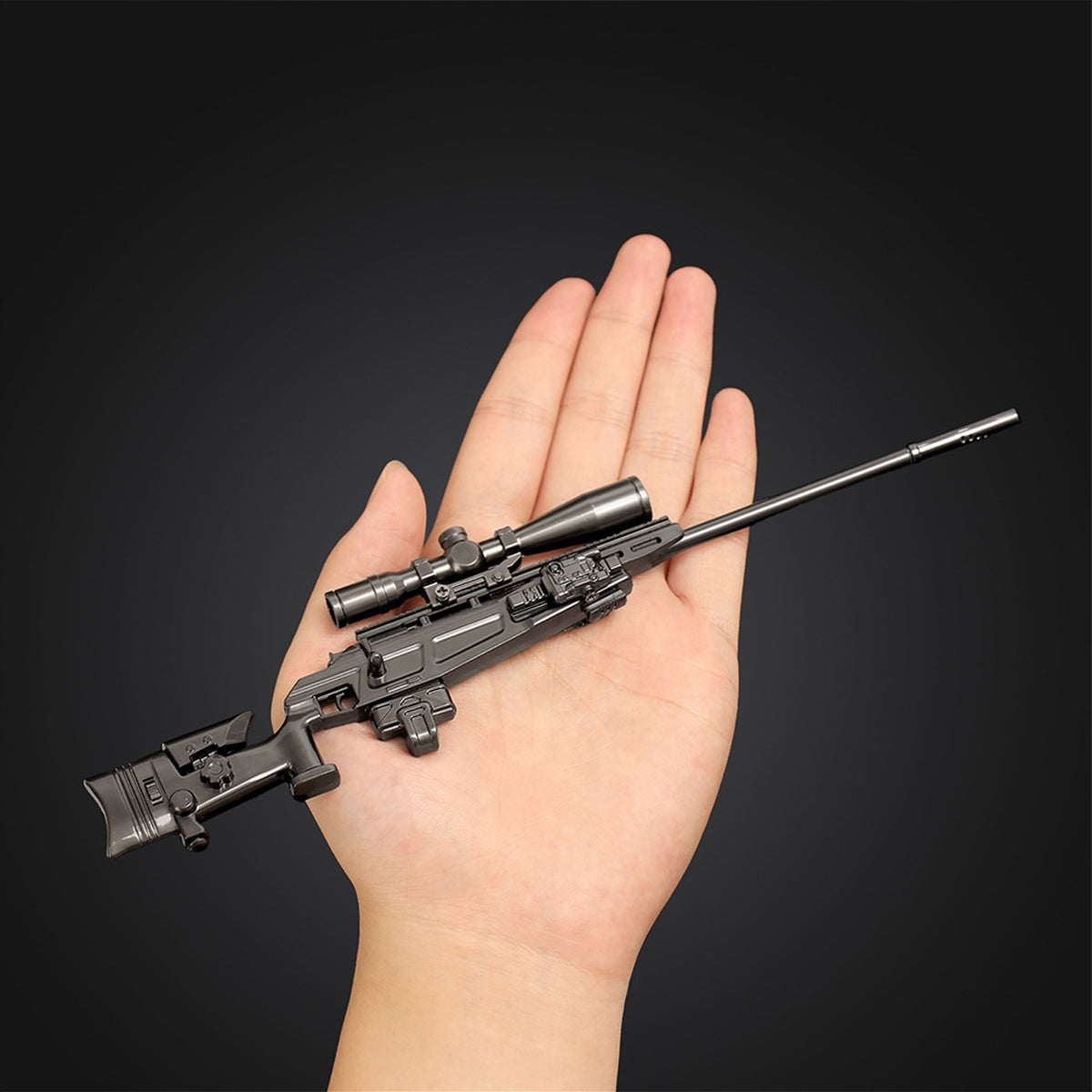 Hot Game Delta Force R93 Sniper Rifle Metal Replica Desktop Decoration Gift for Game Fans
