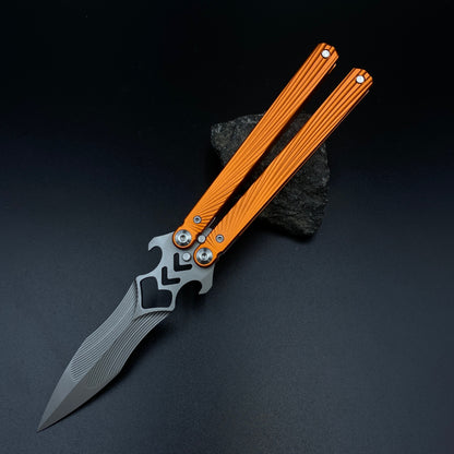 Reviver Butterfly Knife Trainer, Unsharpened Balisong Practice Tool, Flipping Trainer