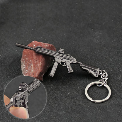 Delta Force Mini SMG Metal Gun Replica Keychain FPS Game Fan Collectible Gift
