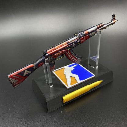 Hot Game CS2 Bloodsport AK47 Metal Replica Game Prop Collectible