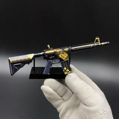 CS2 Mini M4A4 The Coalition Metal Skin Replica - Game Prop Collectible