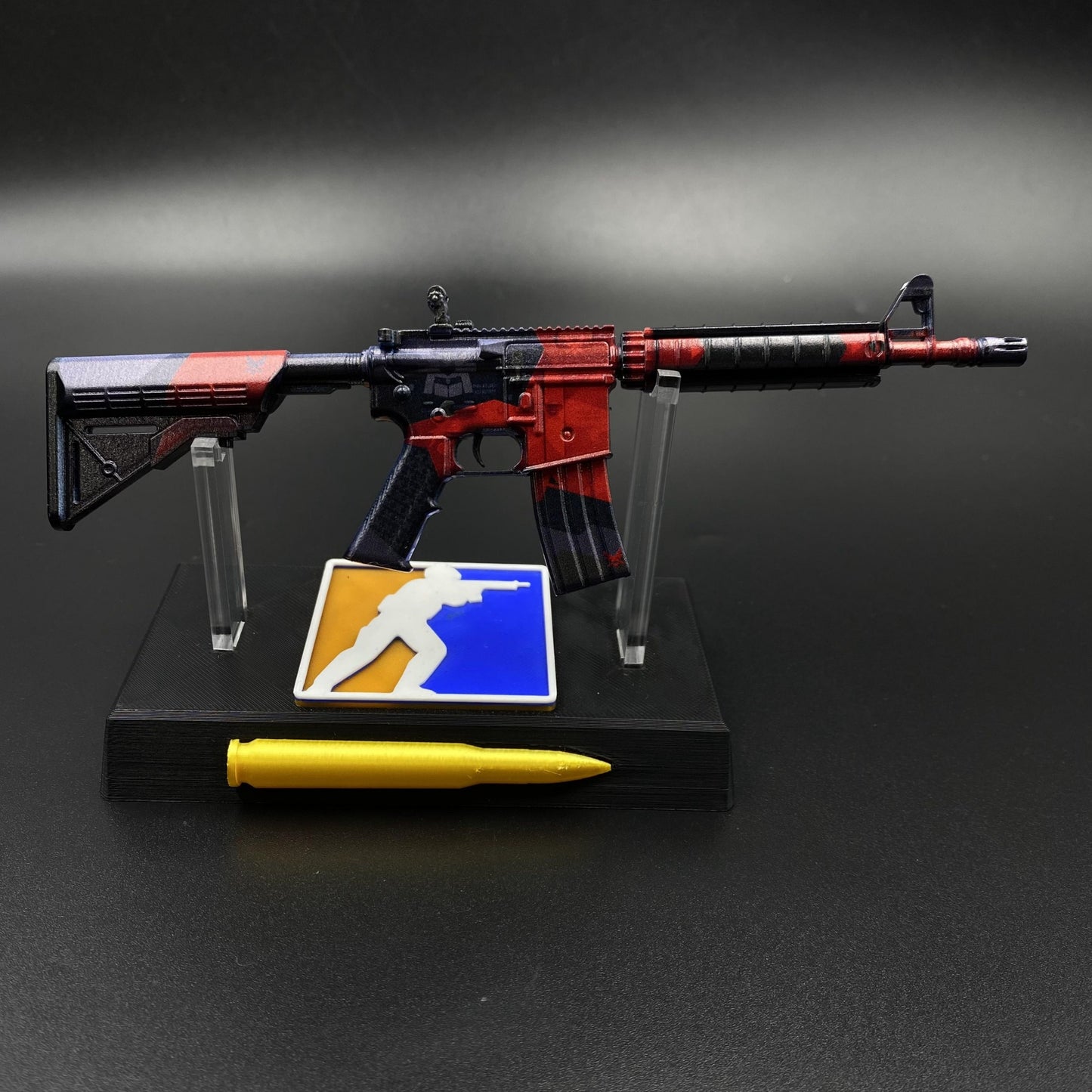 CS2 Game Skin M4A4 Evil Daimyo Mini Metal Game Replica For Collection