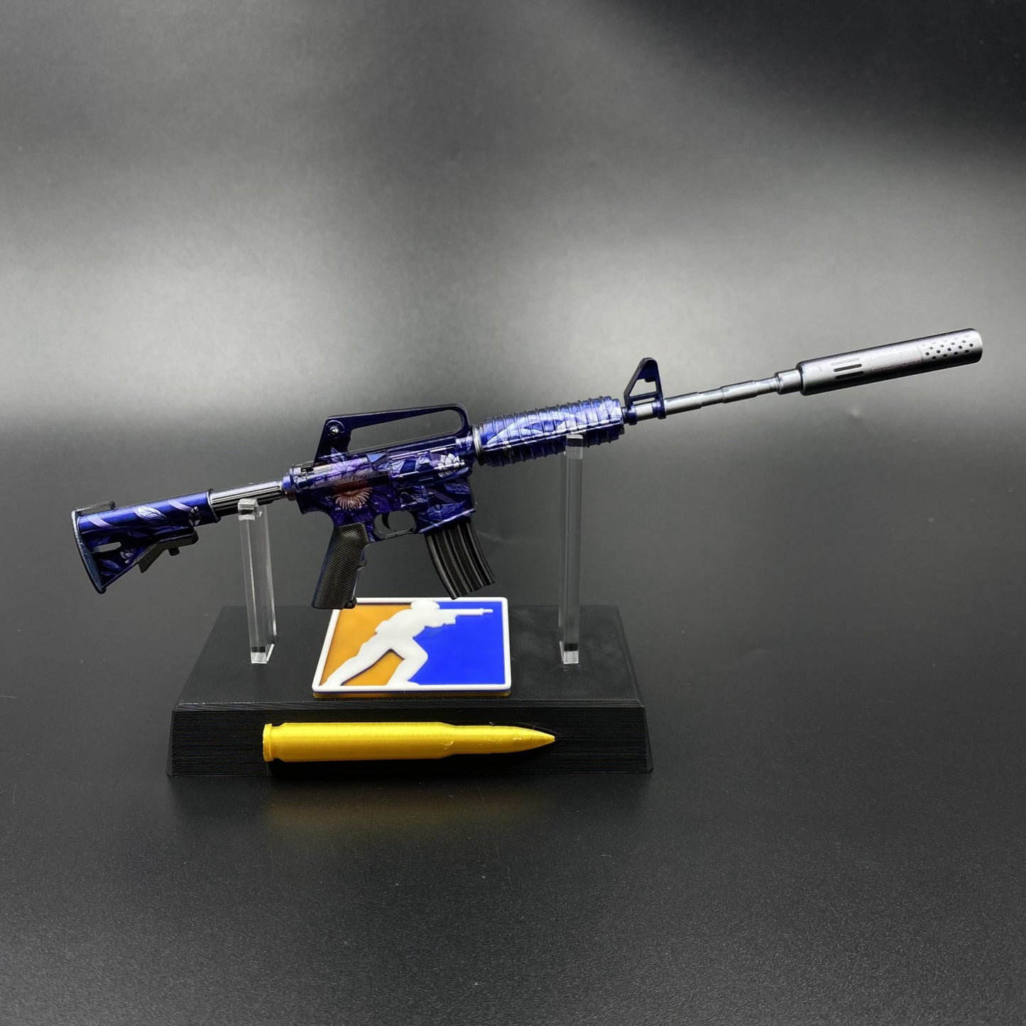 Hot Game CS Black Lotus M4A1-S Metal Replica For Collectible