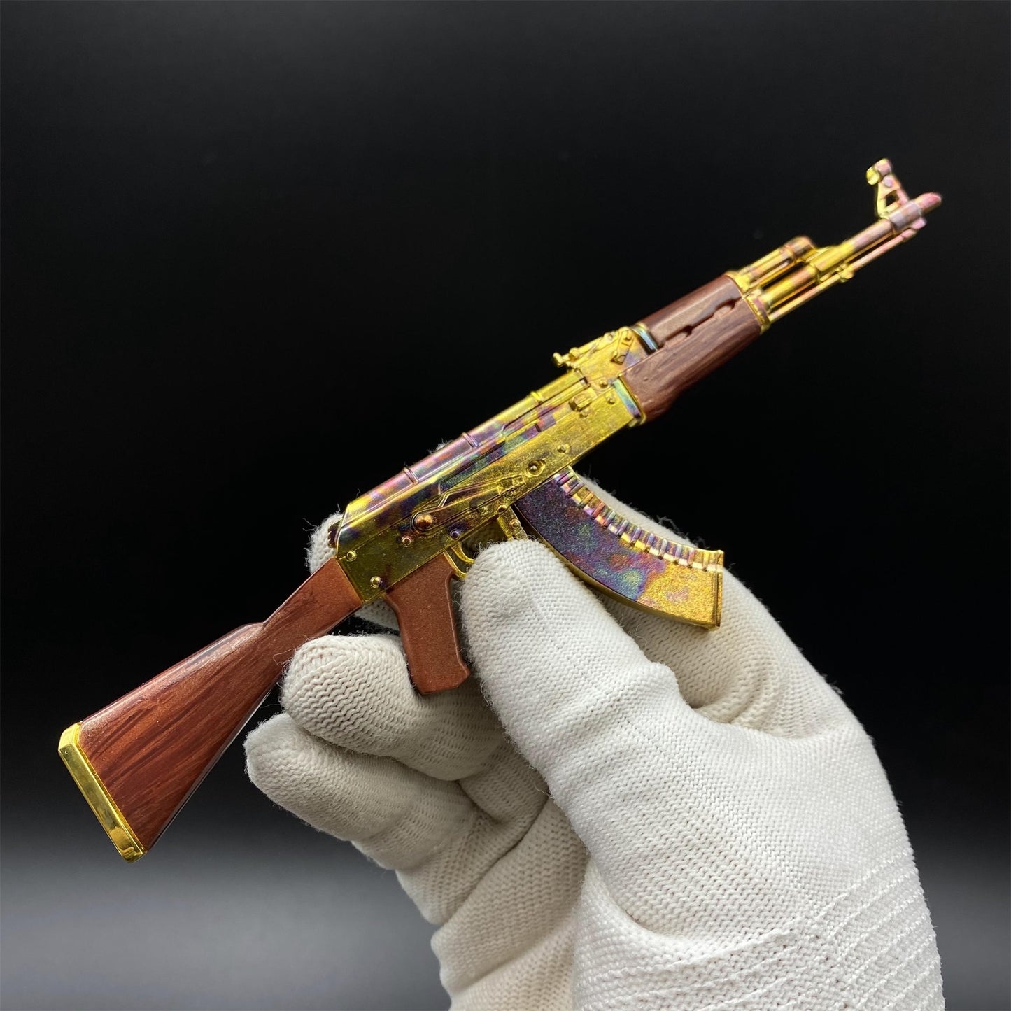 Hot Game CS2 AK47 Case Hardened Metal Replica Game Prop Collectible