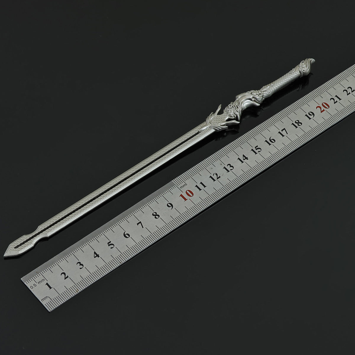 Qingyang Sword from Cang Yuantu Mini Metal Anime Sword Collectible Prop