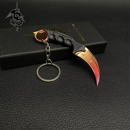 Fade Skin Mini Karambit Keychain