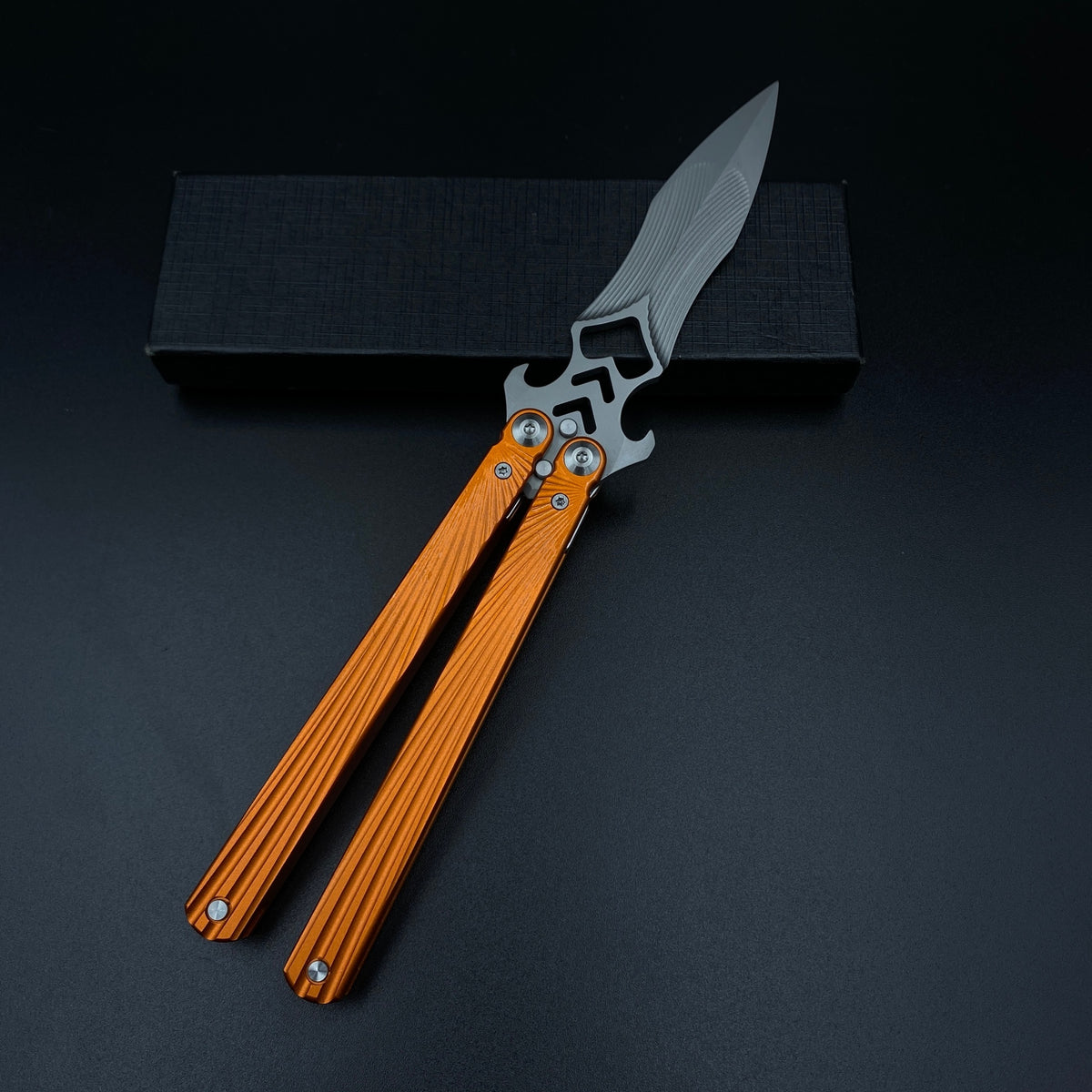Reviver Butterfly Knife Trainer, Unsharpened Balisong Practice Tool, Flipping Trainer