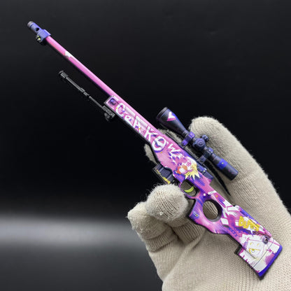 CS2 Game Peripheral - Tiny Gun Crakow! AWP Metal Replica Game Prop Collectible