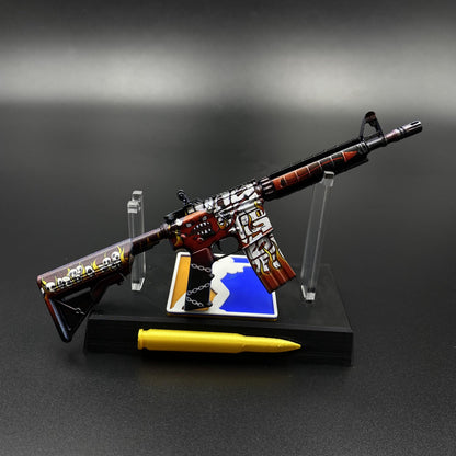CS2 Game Skin M4A4 Hellfire Mini Metal Game Replica For Collection