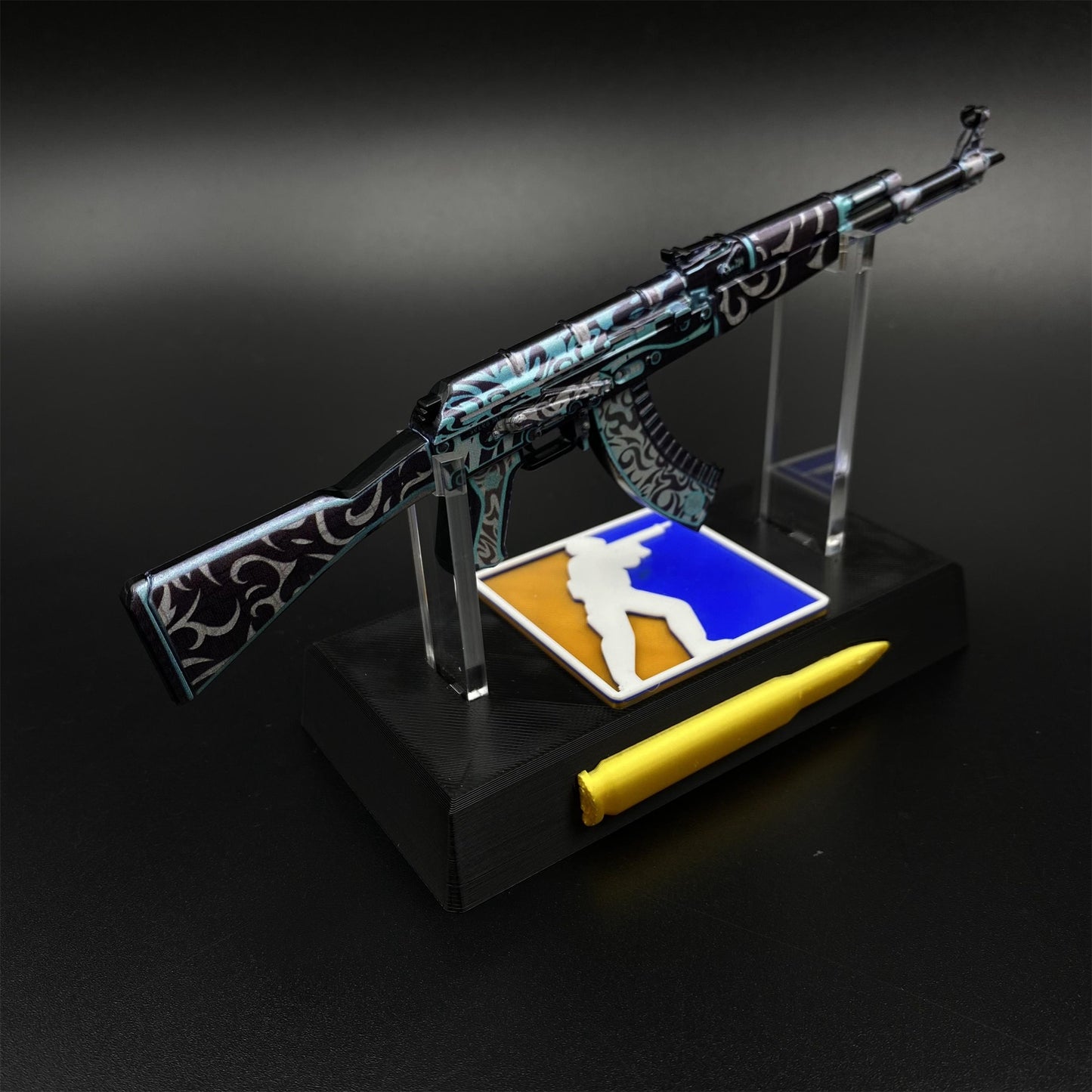 Hot Game CS2 AK47 Frontside Misty Mini Metal Replica Game Prop Collectible