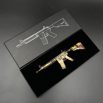 CS Game Skin M4A4 Hellfire Mini Metal Game Replica For Collection