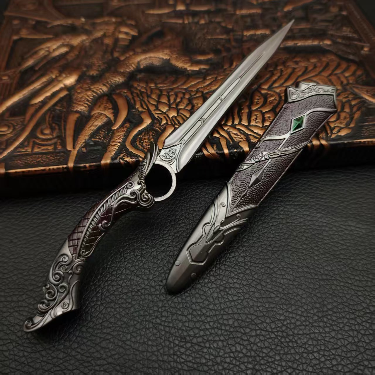 Dark-River Finger-Size Sword Metal Replica