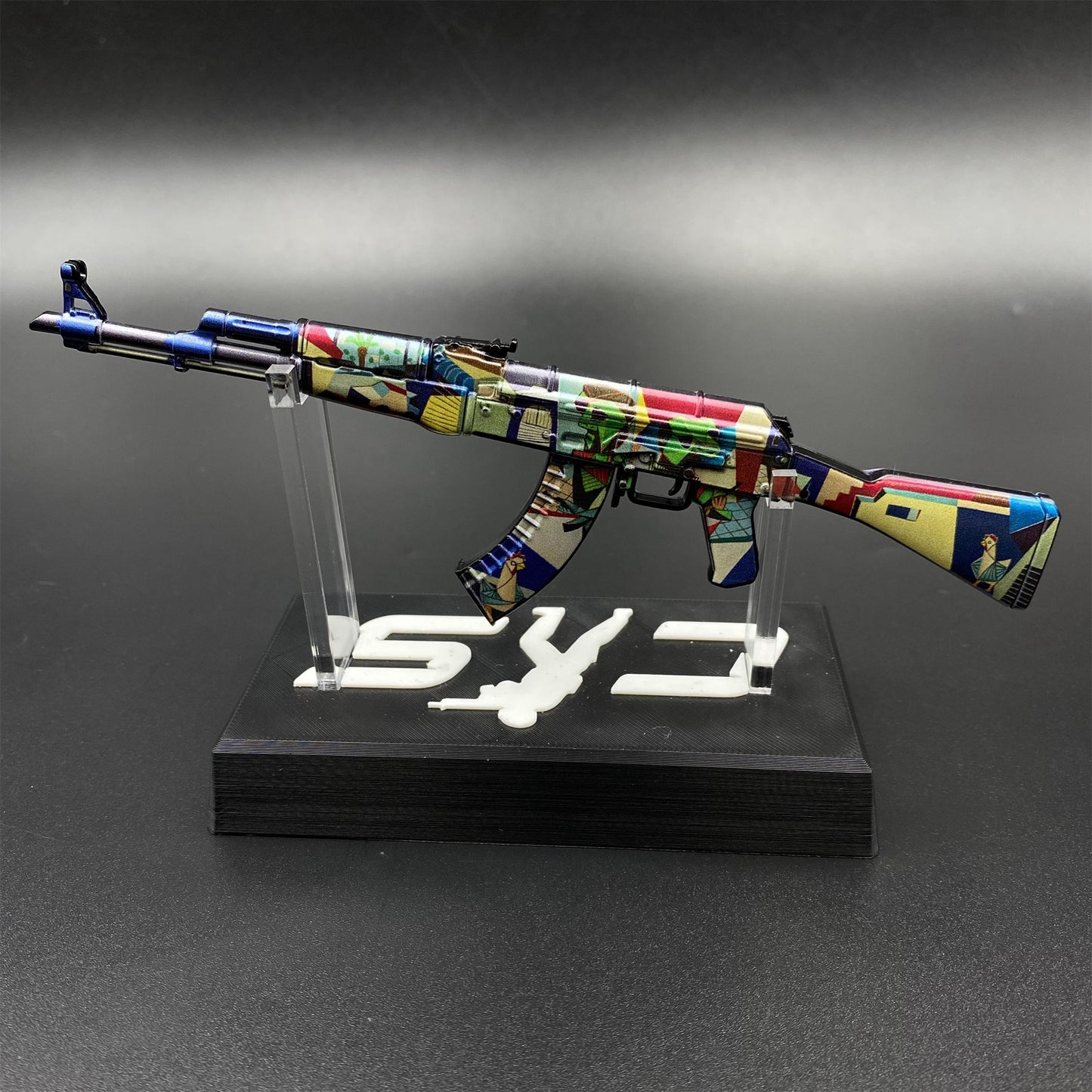 Hot Game CS2 AK47 Leet Museo Metal Replica Game Prop Collectible