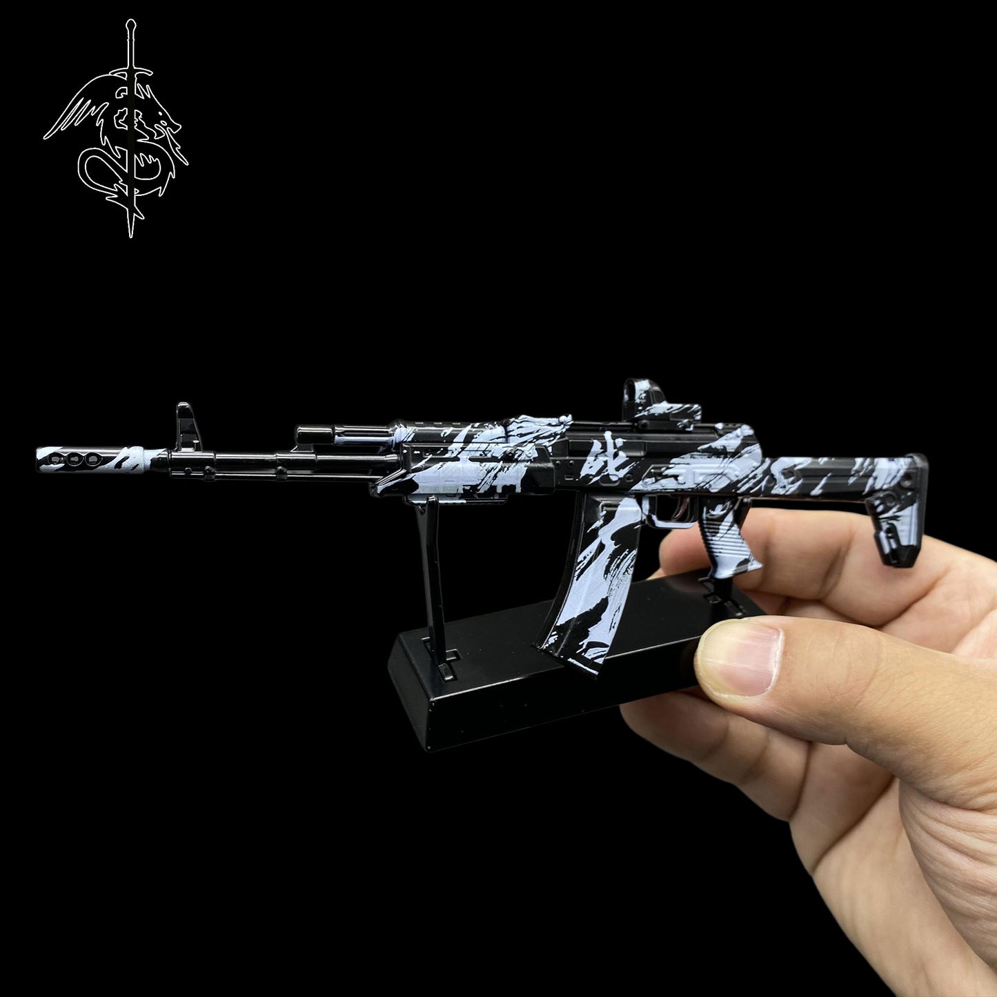 1:6 Arena Breakout Metal Tiny Come On Skin AK74N Miniature