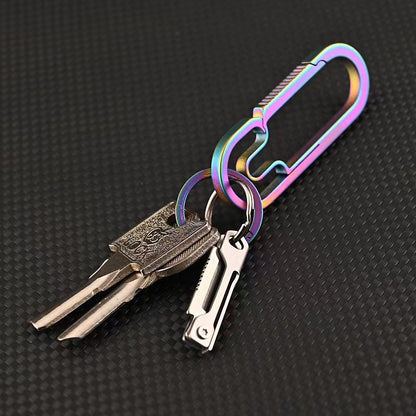 High-end Super Mini Steel Keychain EDC Folding Knife