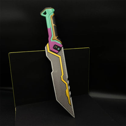 Luminous Glitchpop Knife Full Scale Handmade Metal Glitchpop Dagger USA Stock