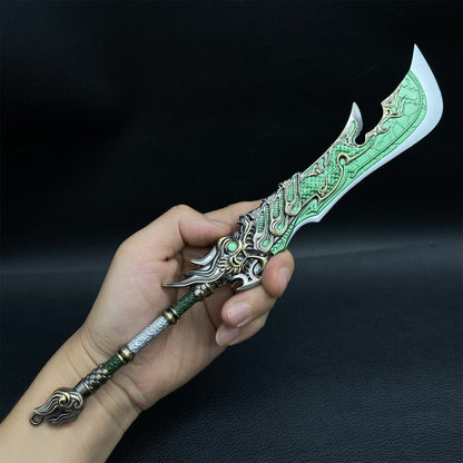 Eastern Mythical Beast Azura Dargon Golden Lion Broadsword Cool Greatsword Metal Arts