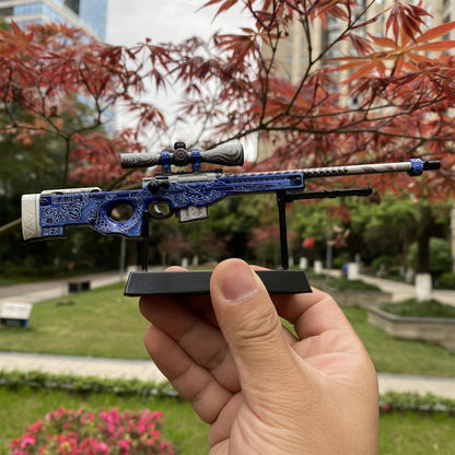 Mini CS2 AWP Gun Printstream Crako Neo-Noir Medusa Miniature For Collection