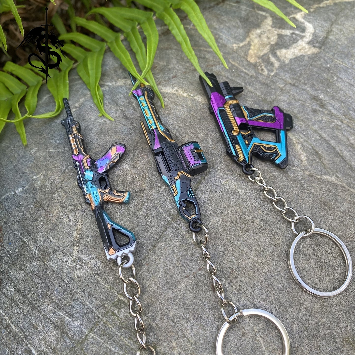 Metal Vandal Mini Keychain Weapon Replica Pendant