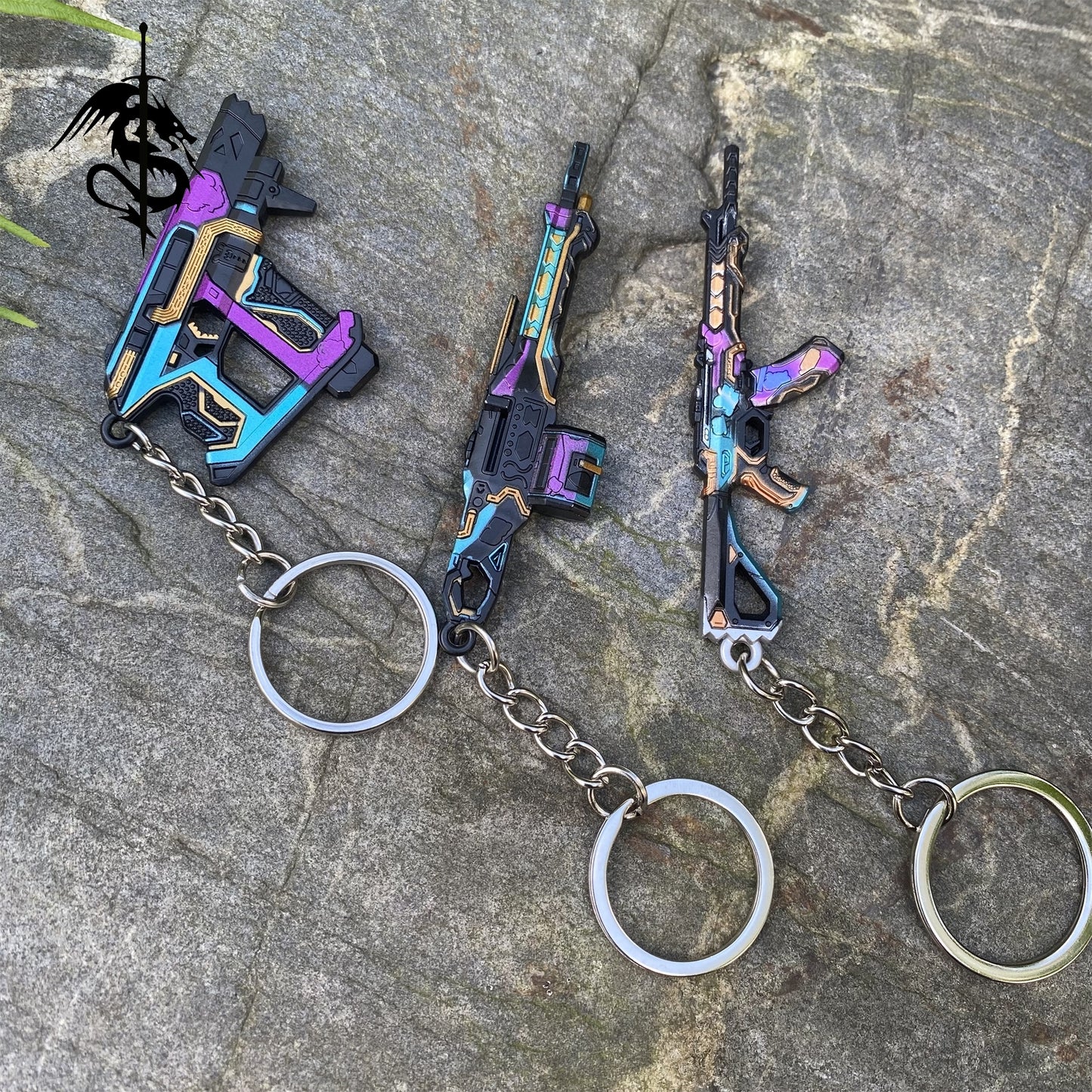 Metal Vandal Mini Keychain Weapon Replica Pendant