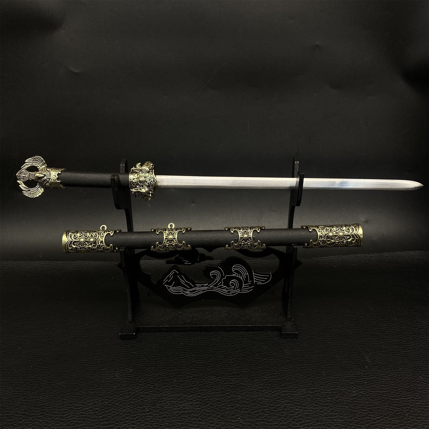 Hand-Forged Steel Ancient Chinese Sword Miniature