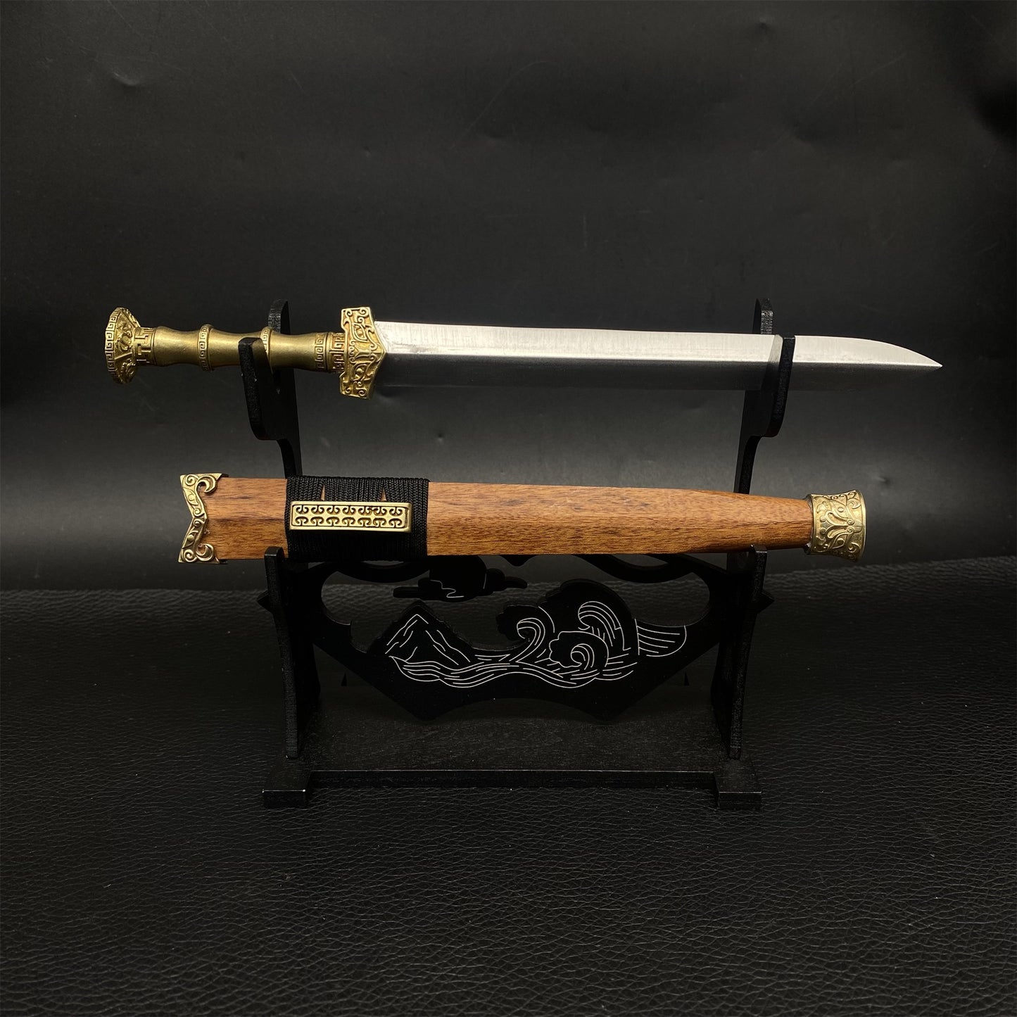 Hand-Forged Steel Ancient Chinese Sword Miniature