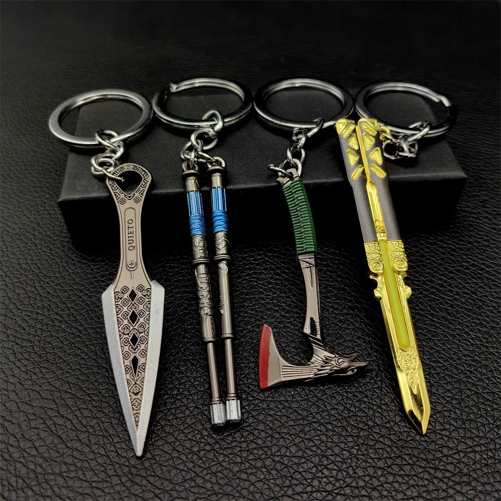 Metal Heirloom Keychains Pendant 4 In 1 Gift Box