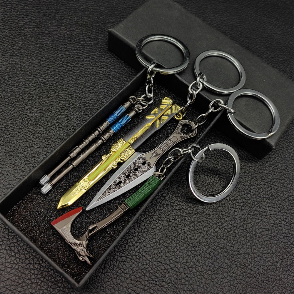 Metal Heirloom Keychains Pendant 4 In 1 Gift Box