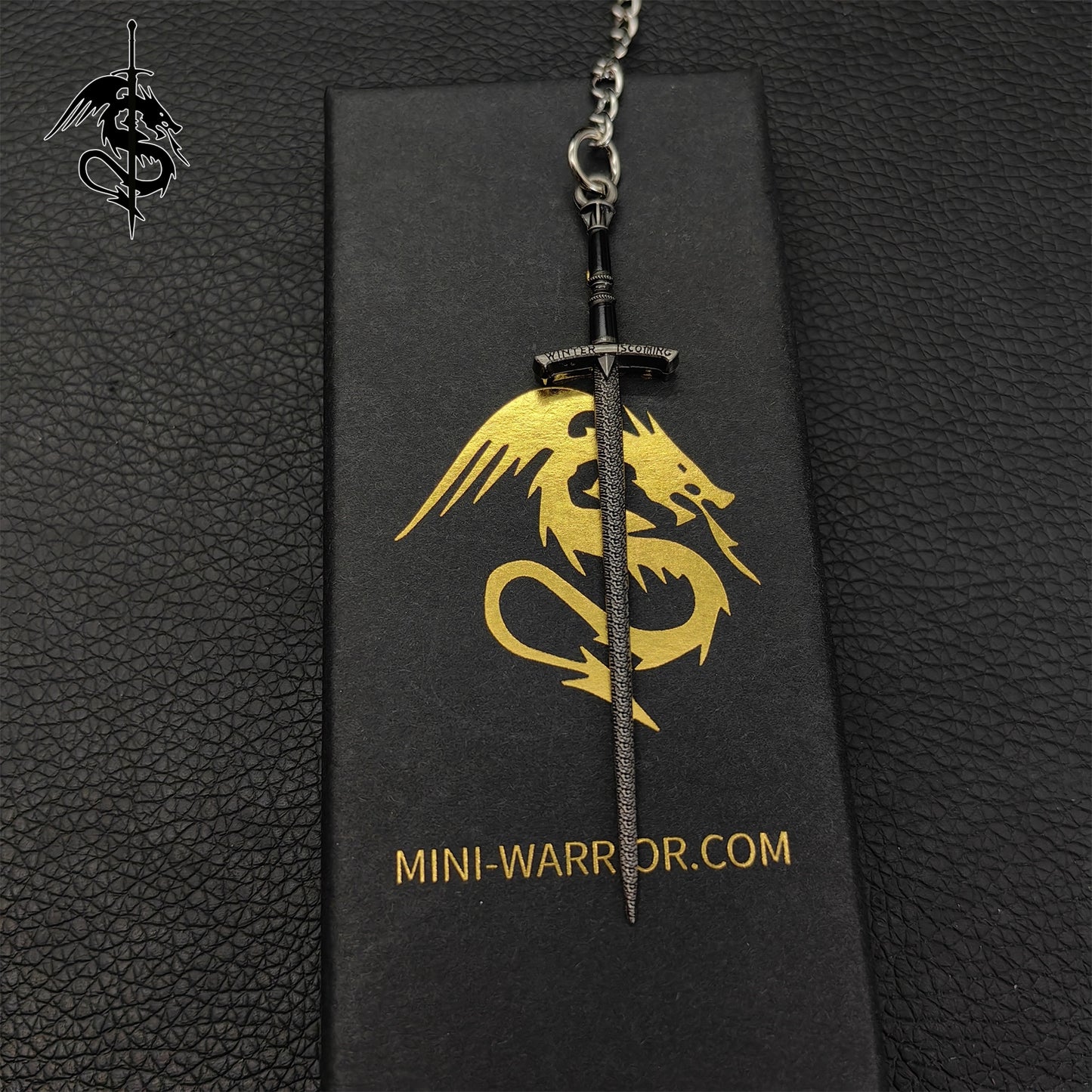 GOT Mini Cold Ice Sword Blunt Blade Metal Keychain