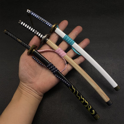 GOT Jin Sakai's Blade of the Immortal & Island Keeper Katana Metal Miniature