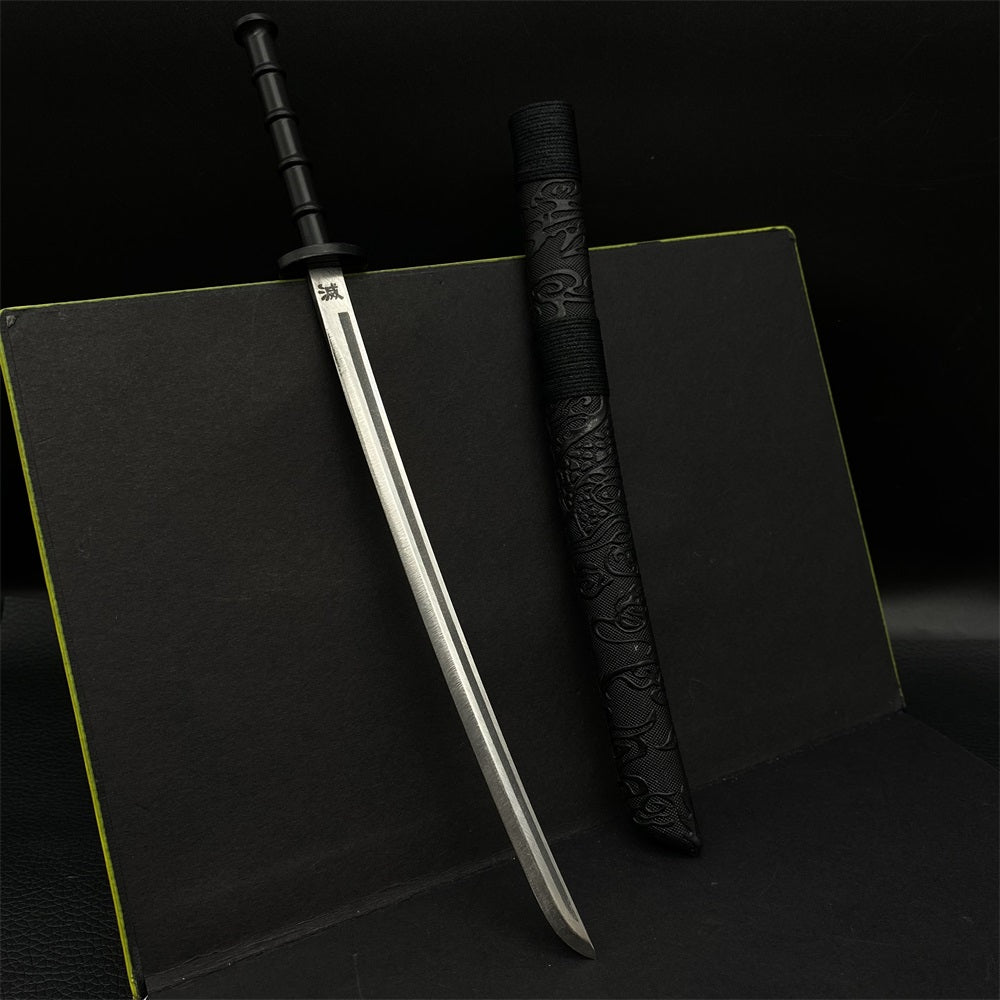 Handmade Steel Mini Nichirin Sword Sharp Blade Tiny Katana 25CM/9.5"