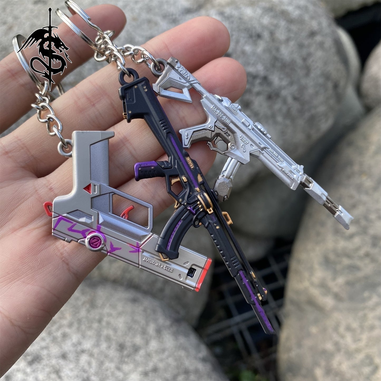 Metal Vandal Mini Keychain Weapon Replica Pendant